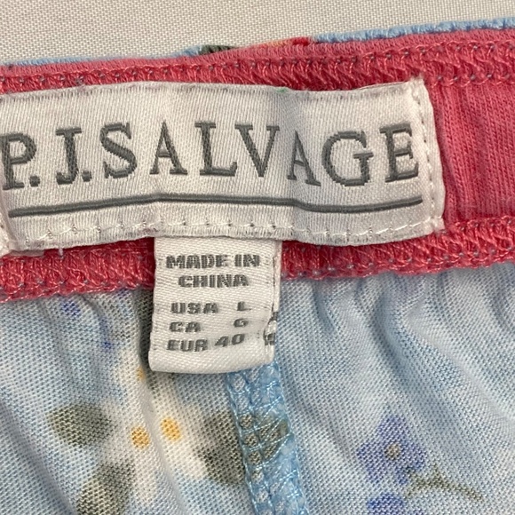 P.J. SALVAGE Pajama Set Paws & Breathe Dog Print Size L - Picture 13 of 14